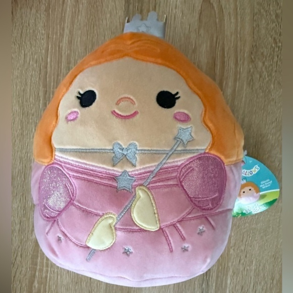 Squishmallows “Wizard of Oz” Glinda the Good Witch Eight Inch Plush